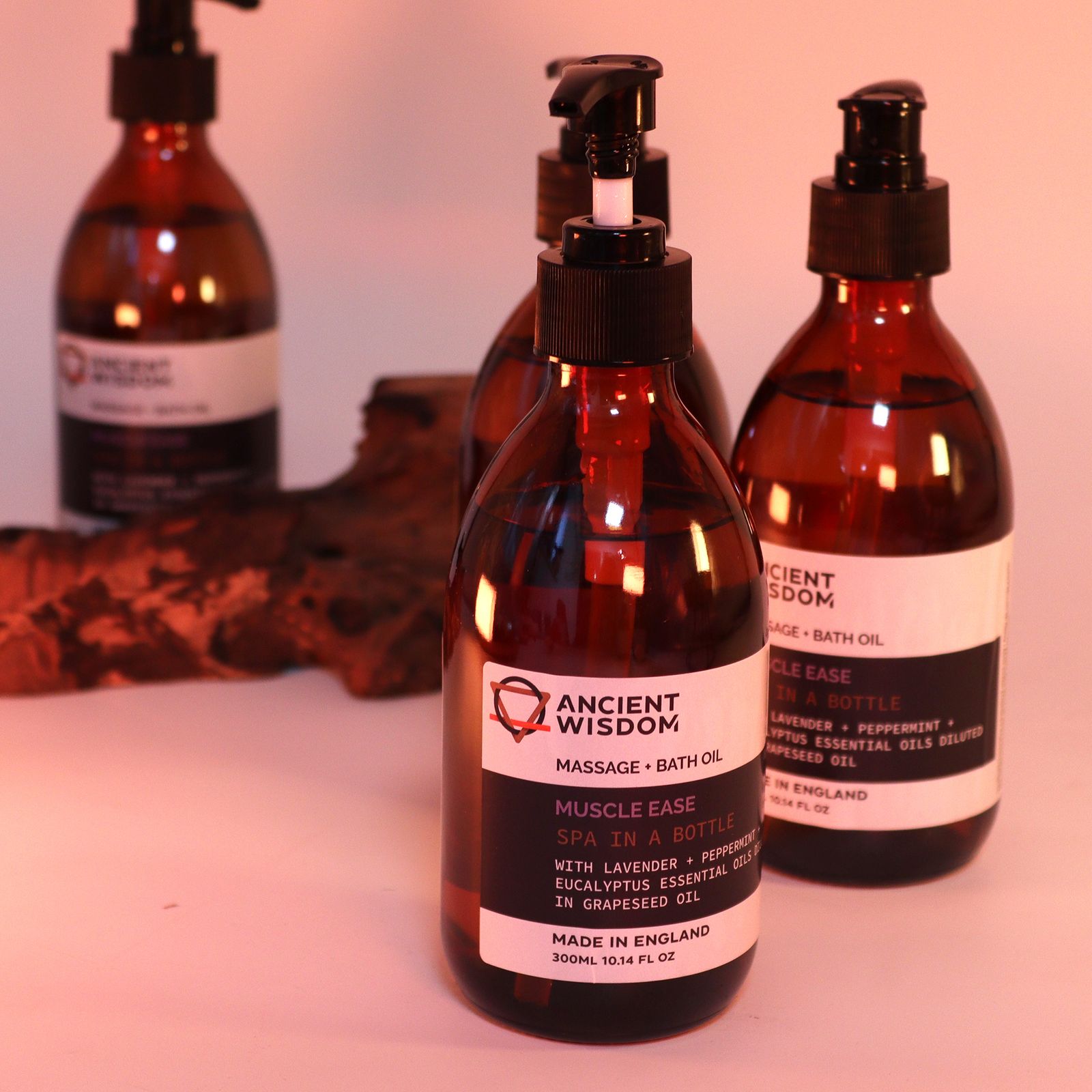 Aceite de masaje y baño de aromaterapia - Alivio Muscular 300 ml - Imagen 2