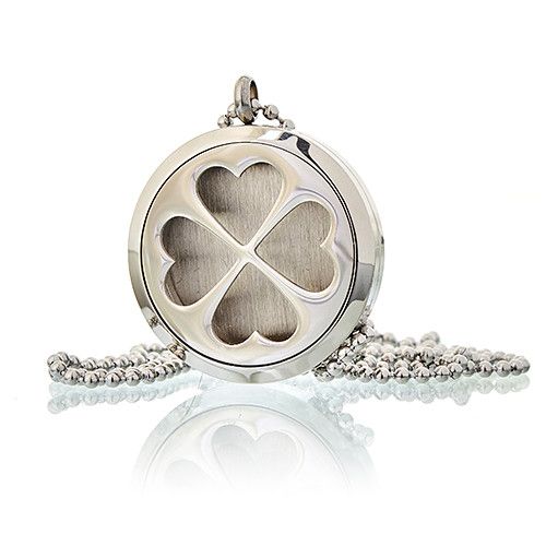 Collar difusor de aromaterapia 30mm - Trébol de cuatro hojas - Imagen 2