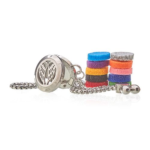 Pulsera de Cadena de Aromaterapia - Alas de Angel - 20mm - Imagen 6