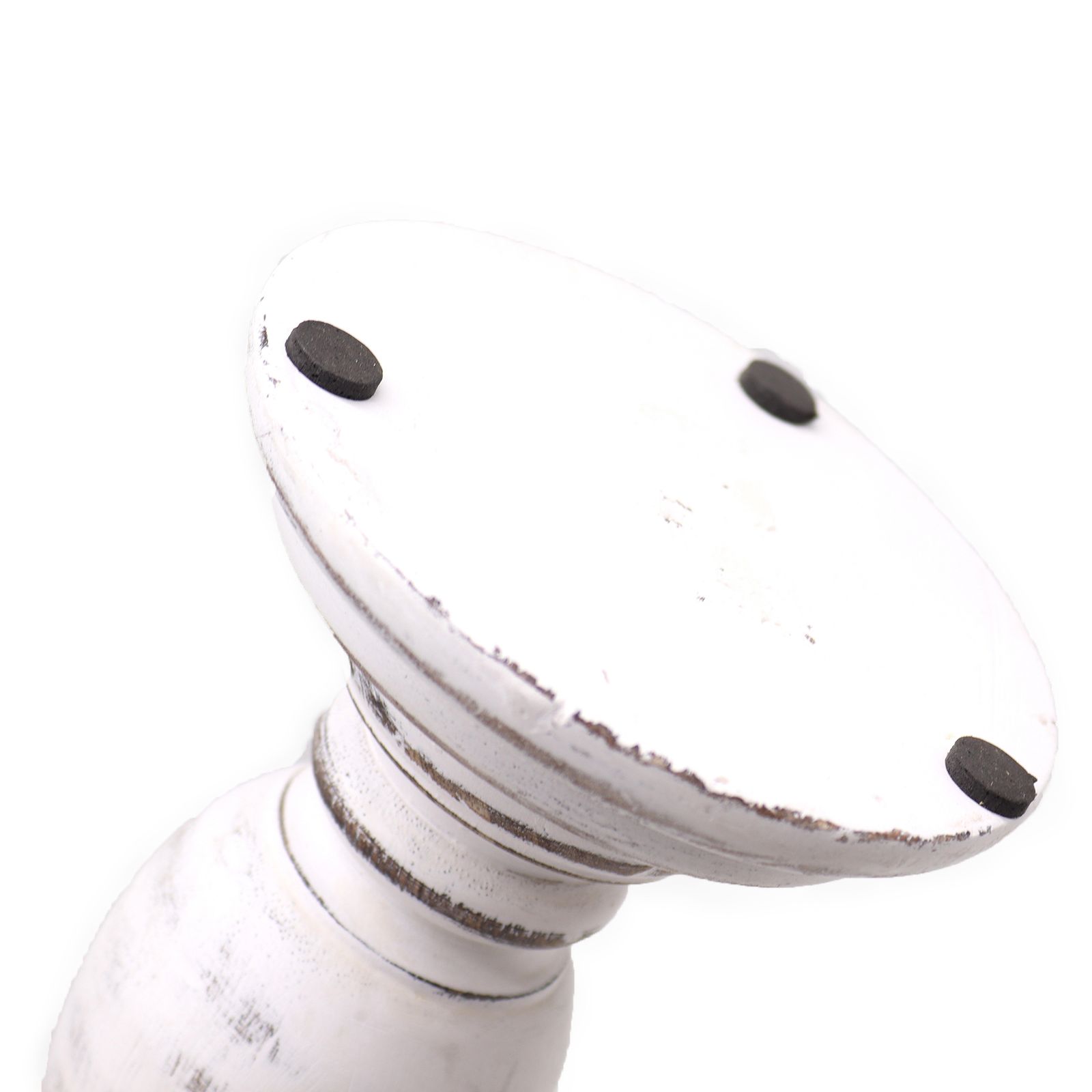 Candelabro clásico - Blanco - 23x10cm - Pequeño - Imagen 3