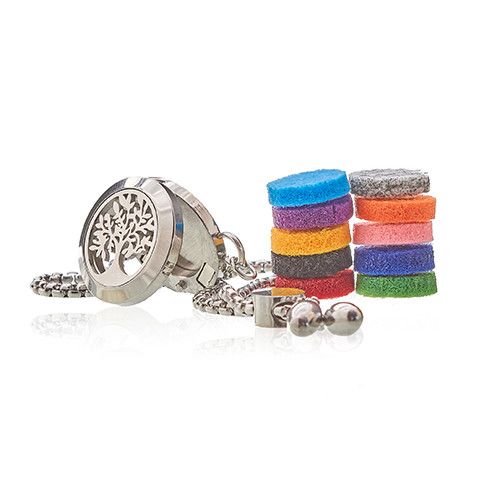 Pulsera de Cadena de Aromaterapia - Árbol de la Vida - 20mm - Imagen 3