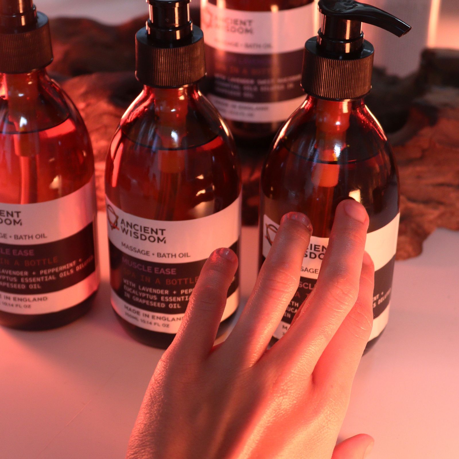Aceite de masaje y baño de aromaterapia - Alivio Muscular 300 ml - Imagen 3