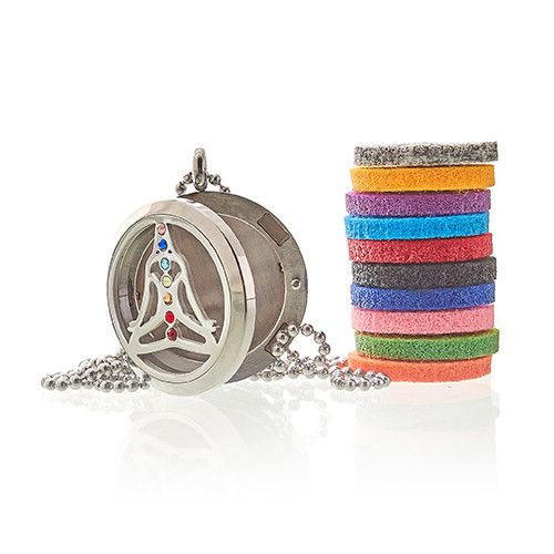 Collar de Joyería de Aromaterapia - Yoga Chakra - 30mm - Imagen 4