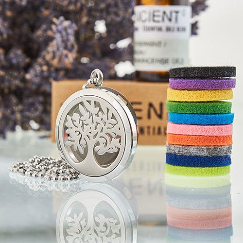 Collar difusor de aromaterapia 30mm - Árbol de la vida - Imagen 5