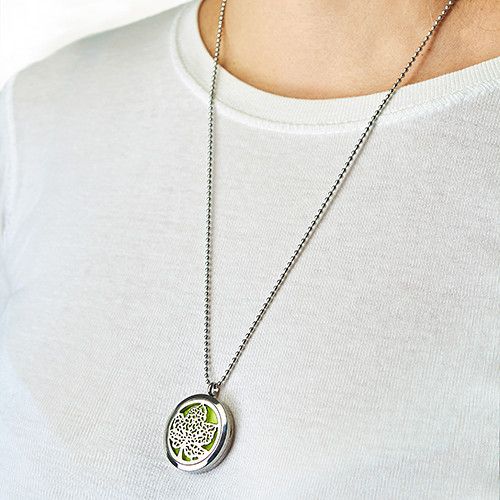 Collar difusor de aromaterapia 30mm - Árbol de la vida - Imagen 3